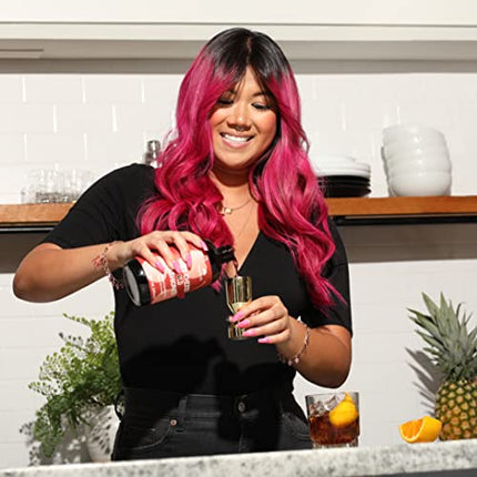 Modica Superfood Cocktail Mix | All-Natural & Low Sugar Cocktail & Mocktail Mixer | Made with Superfoods, Vitamins, and Electrolytes (Tart Cherry Old Fashioned - Makes 32 Drinks)