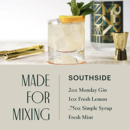 MONDAY Zero Alcohol Gin – An Award Winning Non-Alcoholic Spirit with Zero Carbs, No Sugar, 0 Calories - 750ml