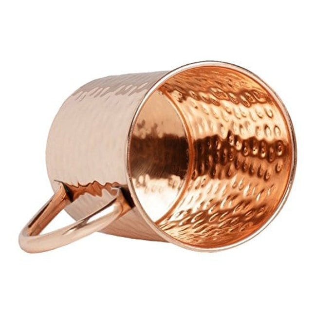 Moscow Mule Copper Mugs Set - FREE 2 Straws and Shot Glass - Set of 2 HandCrafted Food Safe Pure Solid Copper Mugs - Attractive GIFT BOX (Classic)
