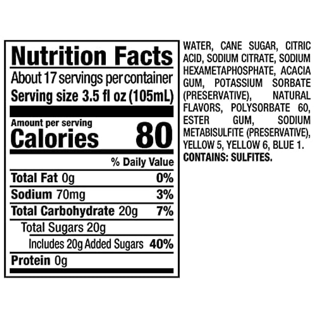 Mr & Mrs T Sweet & Sour Mix, 1.75 L bottles (Pack of 6)