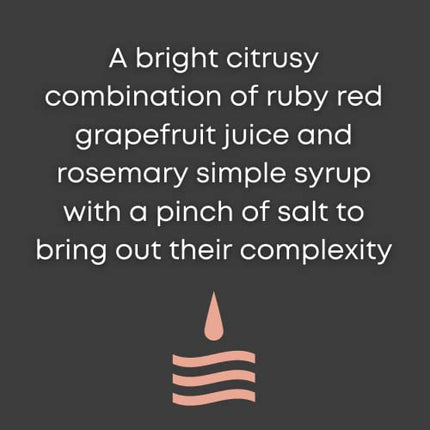 MUDDLE & MINT Mocktails Non-alcoholic Drinks Canned Mocktails, Ready-To-Drink, Non-Carbonated Mocktail or Mixer | Award Winning | Grapefruit Rosemary