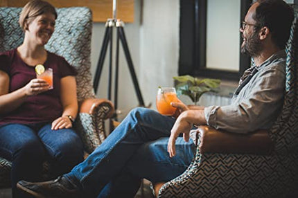 MUDDLE & MINT Mocktails Non-alcoholic Drinks Canned Mocktails, Ready-To-Drink, Non-Carbonated Mocktail or Mixer | Award Winning | Grapefruit Rosemary