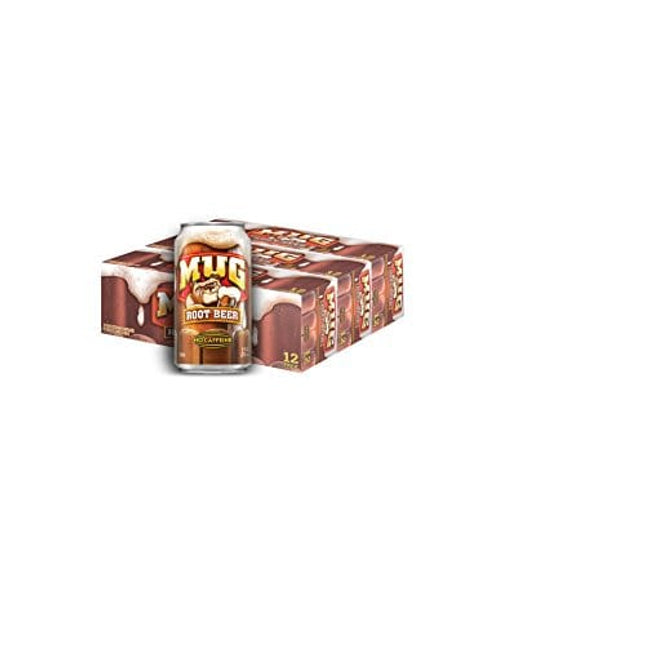 Mug Root Beer Soda, Fridge Pack Bundle, 12 fl oz, 36 Cans