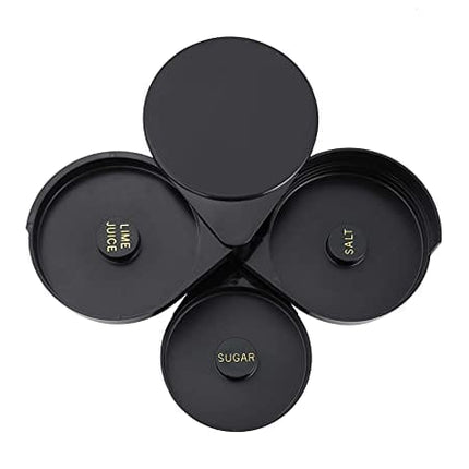 NATGAI Bartender Tool Cocktail Margarita Glass Rimmer 3 Tier Sugar Salt Rim Lime