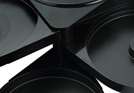 NATGAI Bartender Tool Cocktail Margarita Glass Rimmer 3 Tier Sugar Salt Rim Lime