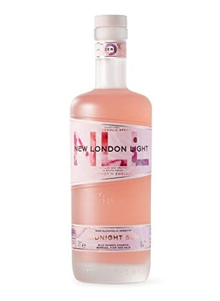 New London Light 'Midnight Sun' | 0% Non-Alcoholic Aperitif, 70cl | Nordic wild coastal berries, fresh kelp and pine flavors…