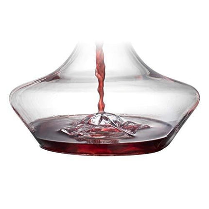 YouYah Iceberg Wine Decanter Set with Aerator Filter,Drying Stand and Cleaning Beads,Red Wine Carafe,Wine Aerator,Wine Gift,100% Hand Blown Lead-free Crystal Glass(NewPacking)