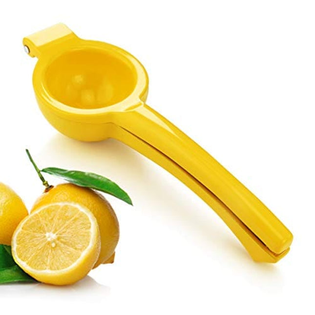New Star Foodservice 42856 Enameled Aluminum Lemon Squeezer, Yellow