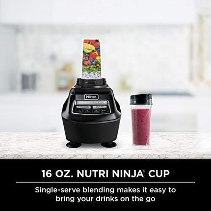 Ninja BL770 Mega Kitchen System and Blender with Total Crushing Pitcher, Food Processor Bowl, Dough Blade, To Go Cups, 1500-Watt Base, Black