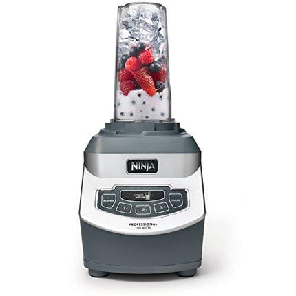 Ninja Professional Countertop Blender with 1100-Watt Base, 72 Oz Total Crushing Pitcher and (2) 16 Oz Cups for Frozen Drinks and Smoothies (BL660), Gray