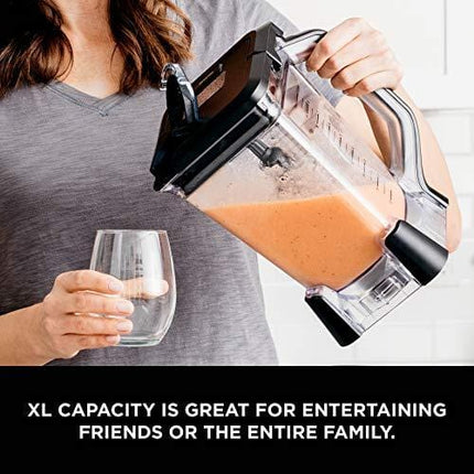 Ninja Professional Countertop Blender with 1100-Watt Base, 72 Oz Total Crushing Pitcher and (2) 16 Oz Cups for Frozen Drinks and Smoothies (BL660), Gray