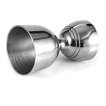 Stainless Steel Bell Jigger, Bar Tool With 0.5oz, 1oz, 1.5oz and 2oz Measuring Marks, Polished Finish, Cocktail Jigger Measuring Cup