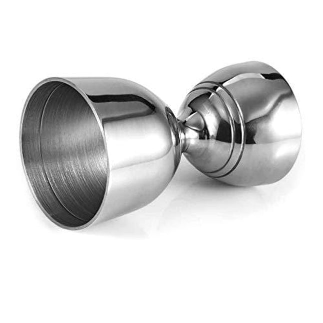 Stainless Steel Bell Jigger, Bar Tool With 0.5oz, 1oz, 1.5oz and 2oz Measuring Marks, Polished Finish, Cocktail Jigger Measuring Cup
