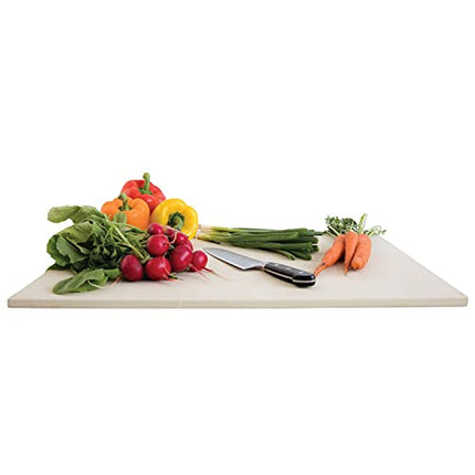 Notrax Sani-Tuff Premium Rubber Cutting Board, Professional Grade 18" X 24", Beige (T45S2018BF)