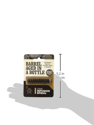 2 Pack - Barrel Aged in a Bottle Oak Infusion Spiral. Barrel Age Your Whiskey