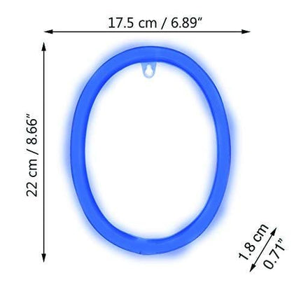 LED Light Up Numbers Neon Lights, Neon Signs Night Light Lamp for Wall Decor, Christmas, Birthday Party, Home Decorations -blue Number 0