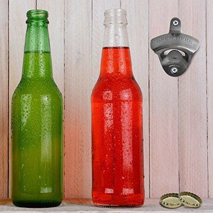 ORBLUE Wall-Mounted Bartender's Bottle Opener, Set of 2