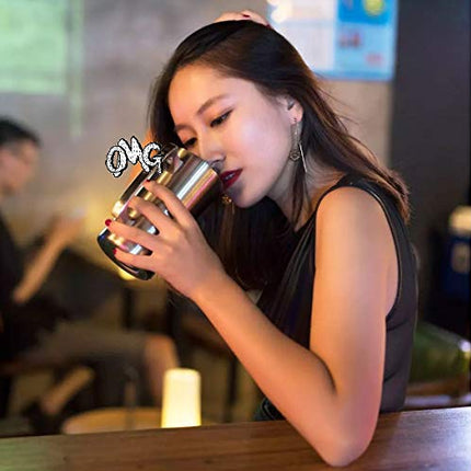 Insulated Cup, OrgMemory Stainless Steel Coffee Mug, 20 oz Coffee Mug, (560 ml), Double Wall Beer Stein, Tumbler with Handle, Insulated Beer Mug with Lid