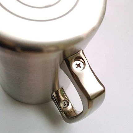 Insulated Cup, OrgMemory Stainless Steel Coffee Mug, 20 oz Coffee Mug, (560 ml), Double Wall Beer Stein, Tumbler with Handle, Insulated Beer Mug with Lid