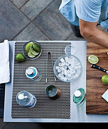 Outset Stainless Steel Ice Tongs, 8-Inch Length, Model: