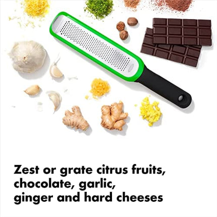 OXO Good Grips Etched Zester and Grater Green