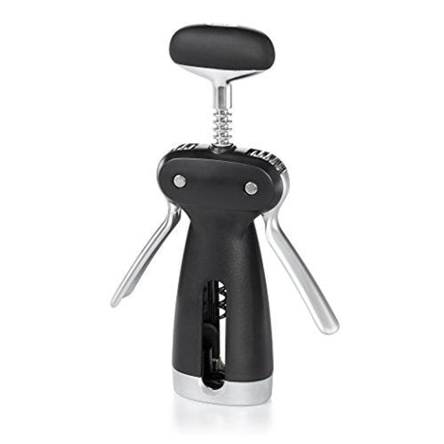 OXO SteeL Winged Corkscrew with Removable Foil Cutter
