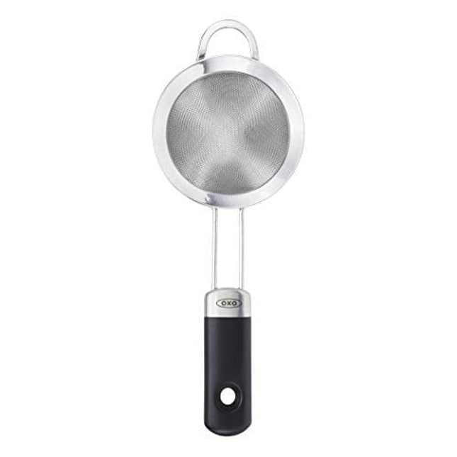 OXO SteeL Fine Mesh Cocktail Strainer, 3-inch,Stainless Steel