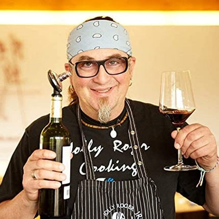 OxyTwister Wine Aerator Pourer - Improves Wine Taste and Aroma - Prevent Wine Leak - Premium Aerating and Decanter Spout - Red Wine Bottle Stopper - Portable Wine Accessories.