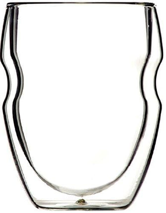 Ozeri Serafino Double Wall Insulated Beverage and Coffee Glasses, 8-Ounce, Set of 4