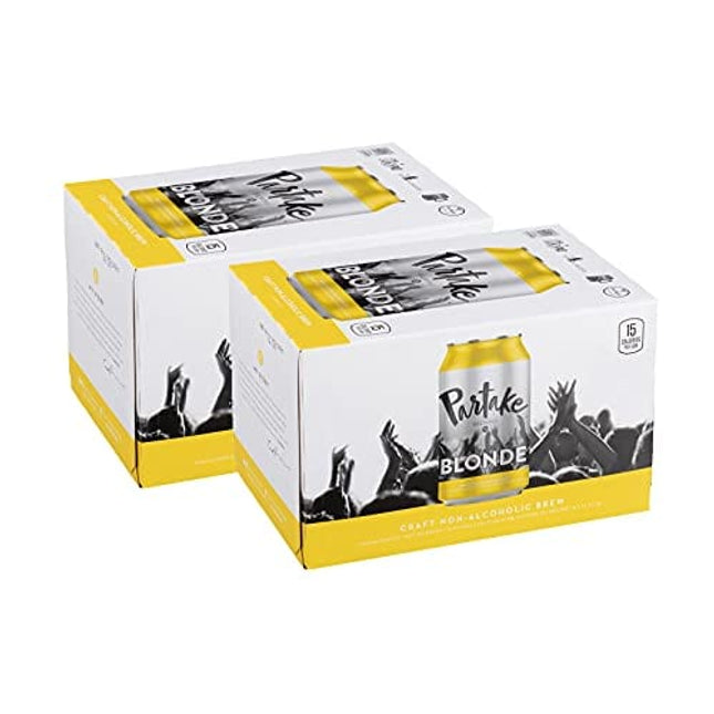 Partake Brewing Non Alcoholic Craft Brew, Blonde, 12 Pack - 12 Ounce Cans, Low Calorie, All Natural Ingredients