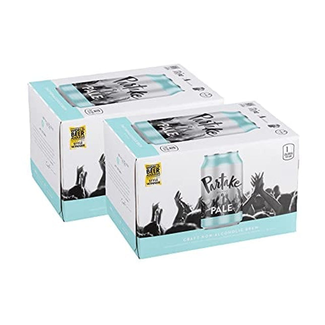 Partake Brewing Non Alcoholic Craft Brew, Pale Ale, 12 Pack - 12 Ounce Cans, Low Calorie, All Natural Ingredients
