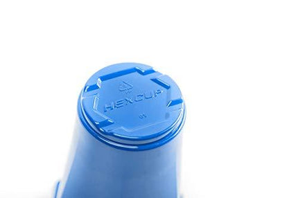 PartyPongTables.com Reusable HEXCUP Beer Pong Party Cup Set by PartyPong - 22 Cups & 3 Balls