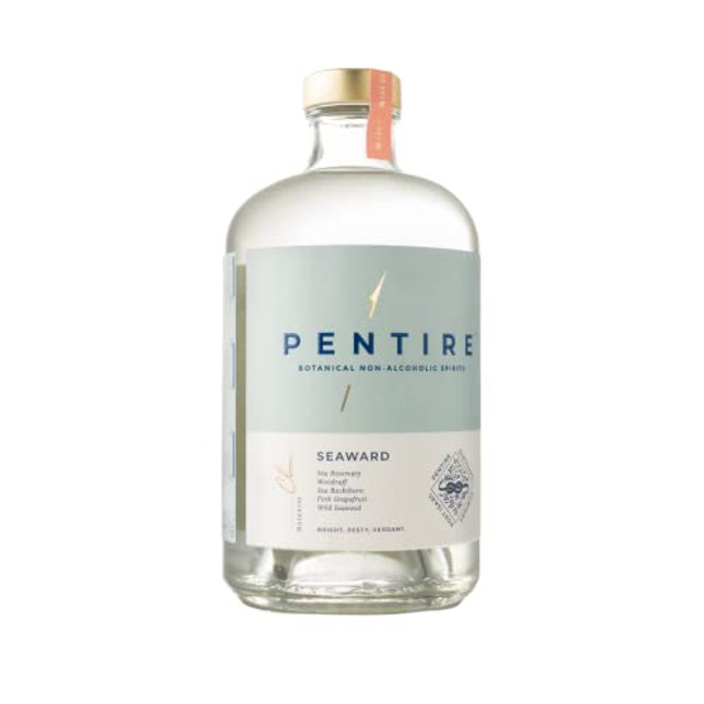 Pentire Seaward 70cl - Botanical Non Alcoholic Grapefruit Gin - Distilled from Native Cornish Plants - No Added Sugar - Vegan - Nothing Artificial - Alcohol Free Spirit - Flavoured Gin