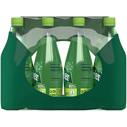 Perrier Lime Flavored Sparkling Water, 16.9 FL OZ Plastic Water Bottles (24 Count)