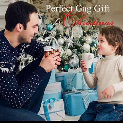 Gifts for Dad from Daughter Son Kids, Best Father Ever Whiskey Glass, Funny Christmas Birthday Gag Gifts Ideas for Men Papa, Cool Bourbon Scotch Whiskey Gifts for Husband Father