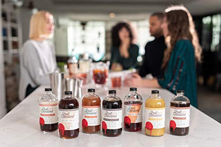 Pratt Standard Cocktail Company, Authentic Ginger Syrup for Cocktails, Non-Alcoholic Mixer , 16 Fl Oz , Pack of 1.
