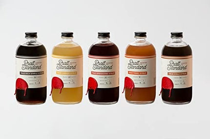 Pratt Standard Cocktail Company, Authentic Ginger Syrup for Cocktails, Non-Alcoholic Mixer , 16 Fl Oz , Pack of 1.