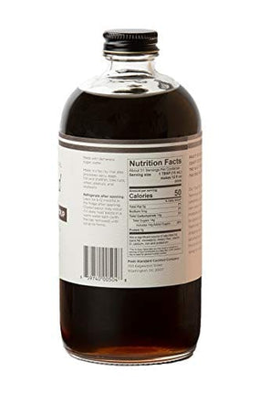 Pratt Standard Cocktail Company, Authentic Rich Simple Syrup for Cocktails, with fair-trade Demerara Sugar, Non- Alcoholic Mixer, 16 Fl Oz, Pack of 1.