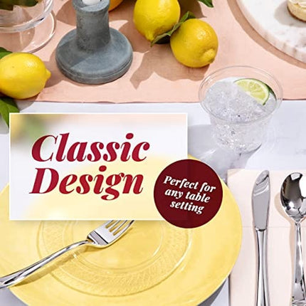 50 Clear Plastic Cups | 9 oz Plastic Cups | Disposable Cups | PET Clear Cups | Plastic Wine Glasses | Clear Plastic Party Cups