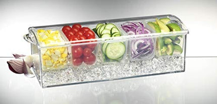 Prodyne On-Ice Condiment, 1-Pack, Clear