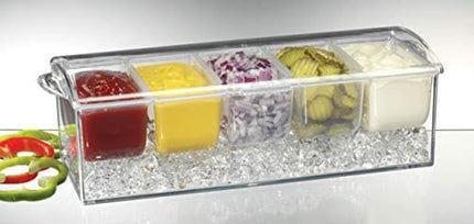 Prodyne On-Ice Condiment, 1-Pack, Clear