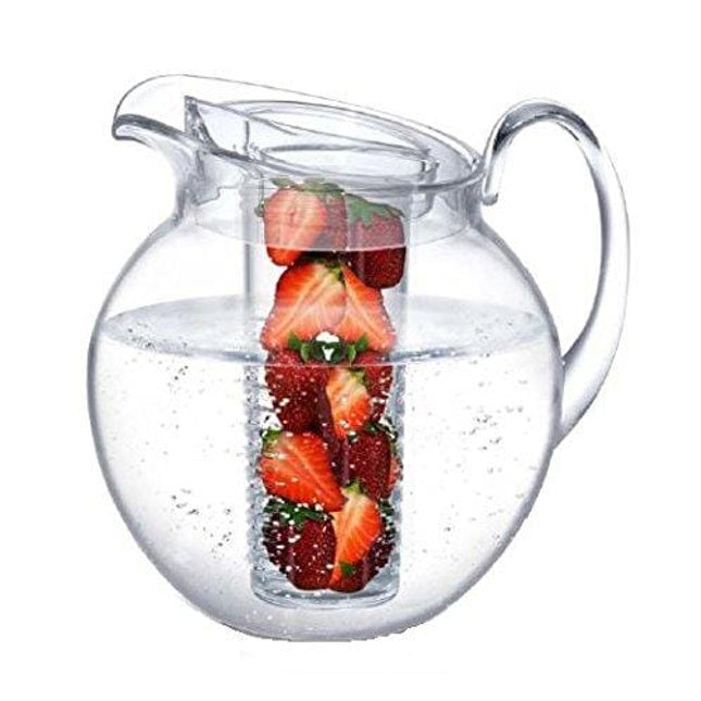 Prodyne FI-20-A Big Fruit Infusion Pitcher, 3.5 quart/112 oz, Clear
