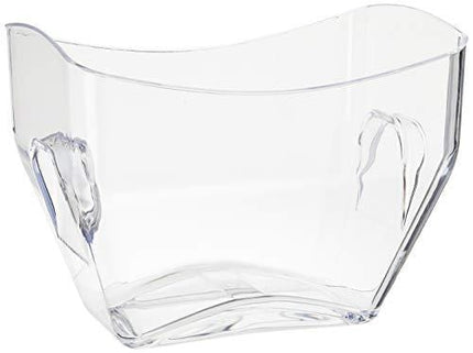 Prodyne On Ice Beverage Tub, 12.5" x 8.5" x 9.75", Clear
