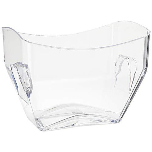 Prodyne On Ice Beverage Tub, 12.5" x 8.5" x 9.75", Clear