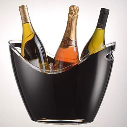 Prodyne Vino Gondola Wine Bucket, Black