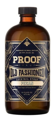 Proof Syrup Pecan Old Fashioned Cocktail Mixer (16 Ounces) | Makes 32 Cocktails | w/Real Bitters & Organic Sugar