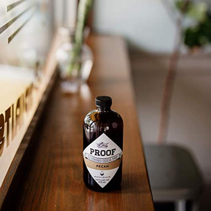 Proof Syrup Pecan Old Fashioned Cocktail Mixer (16 Ounces) | Makes 32 Cocktails | w/Real Bitters & Organic Sugar