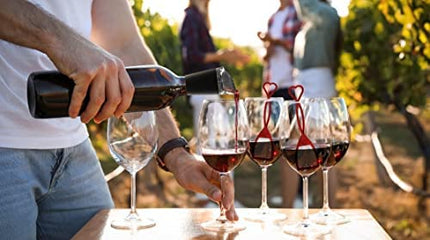 PureWine Wand Technology Histamine and Sulfite Filter, Purifier Alleviates Wine Allergies & Headaches, Stir Stick Aerates Wine - Pack of 8