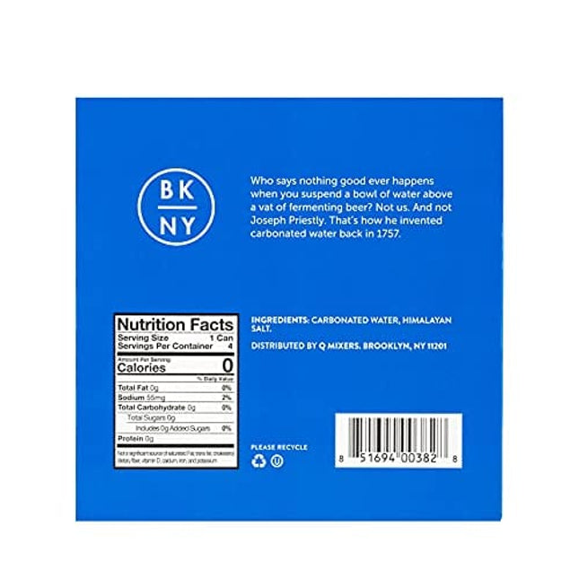 Q Mixers Club Soda, Premium Club Soda, 7.5 Fl oz Pack of 24