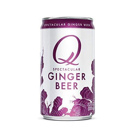 Q Mixers Ginger Beer, Premium Cocktail Mixer, 7.5 oz (12 Cans)